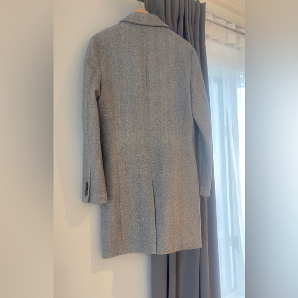 NWOT Grey “Express” Trench Coat XS/TP water resistant - Picture 2 of 9